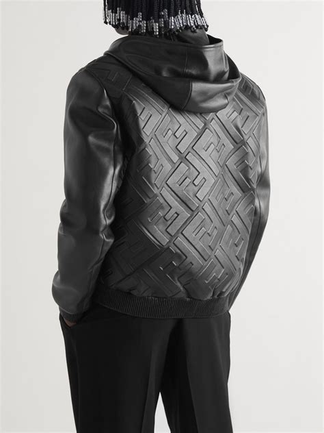 leather jacket fendi